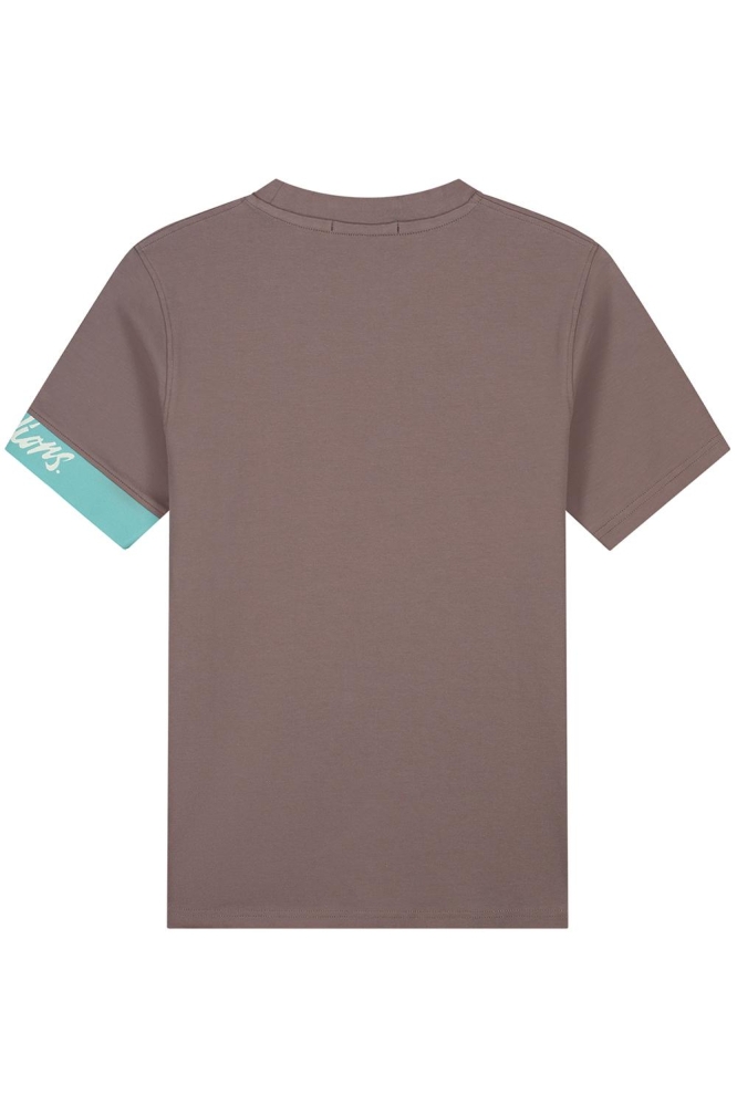 CAPTAIN T SHIRT 2 0 MM3 SS25 03 625 STONE BROWN/BRIGHT BLUE